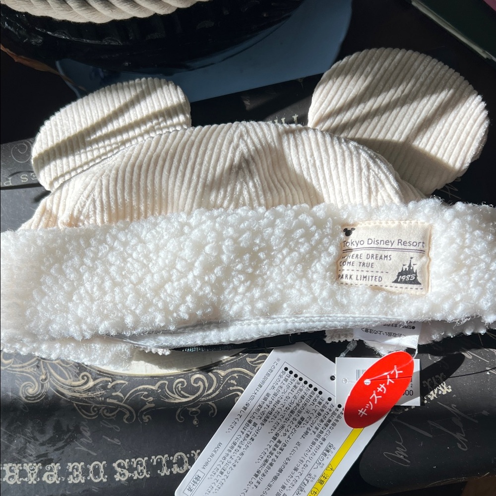 Tokyo Disney Resort Cream Mickey Mouse Ears Hat